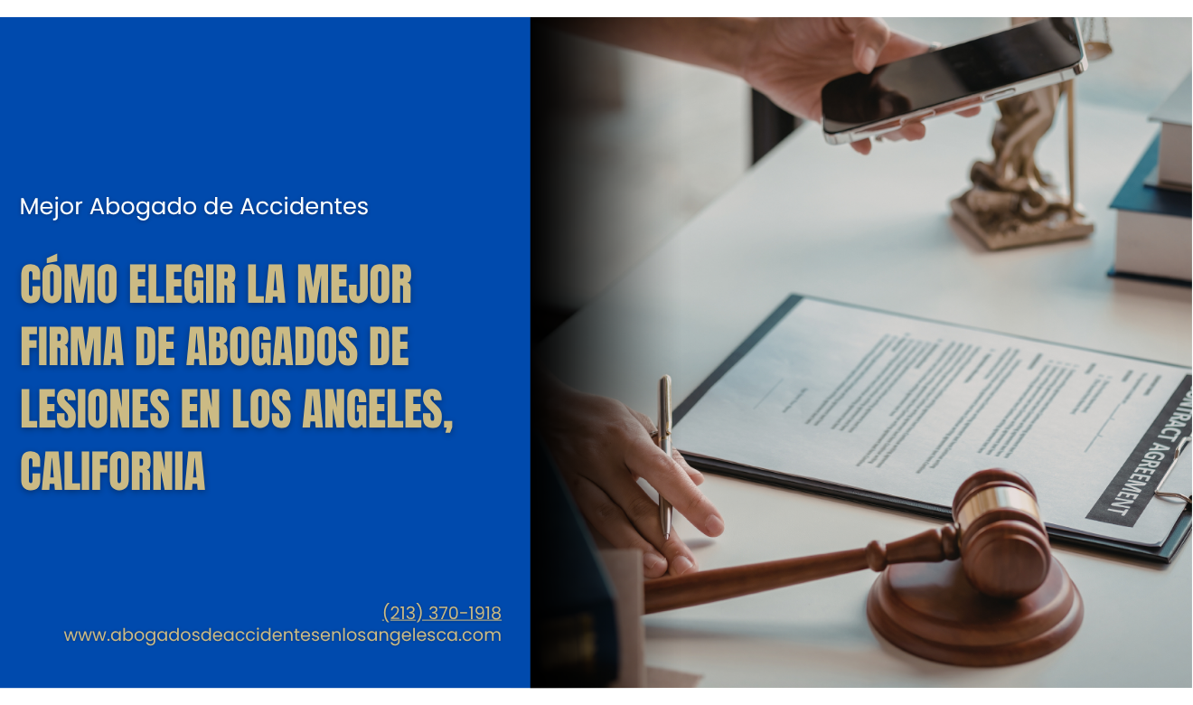 mejores firmas de abogado de lesiones Los Angeles